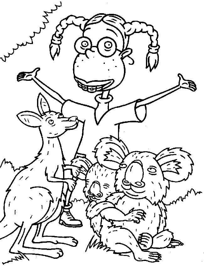 Wild Thornberrys Coloring Page Free Printable Download. Coloring