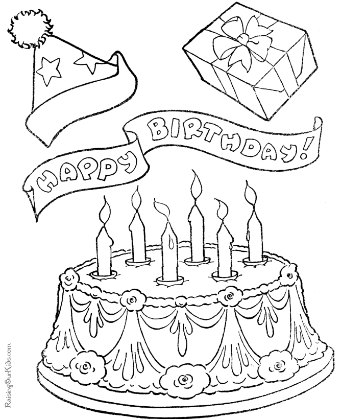 happy birthday signs to color coloring home
