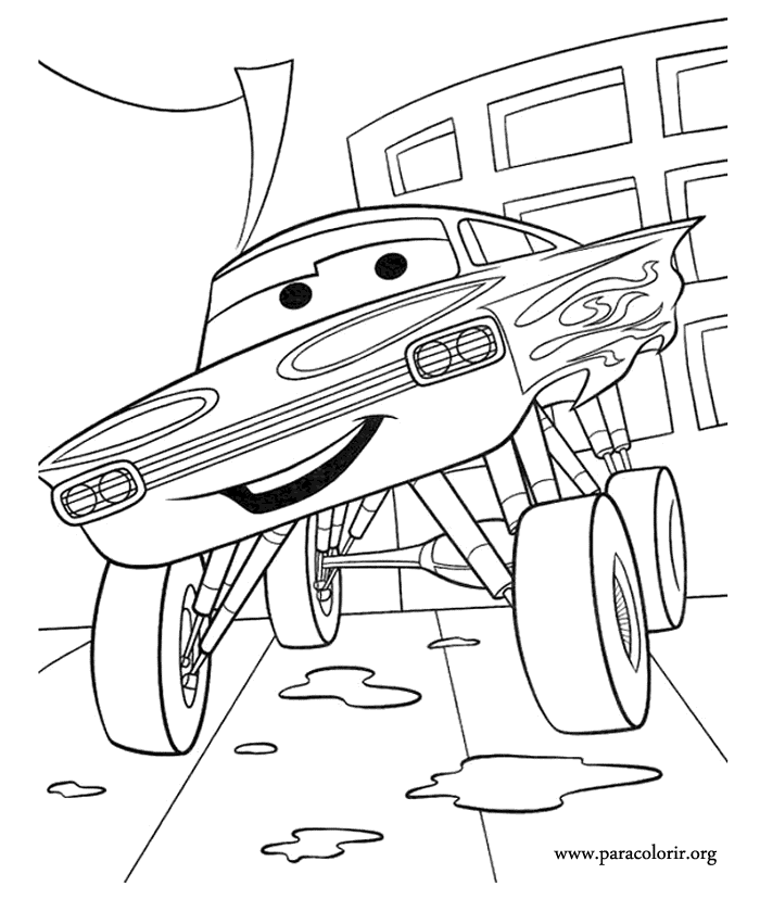 Cars Coloring Pages for children | Printable Coloring Pages