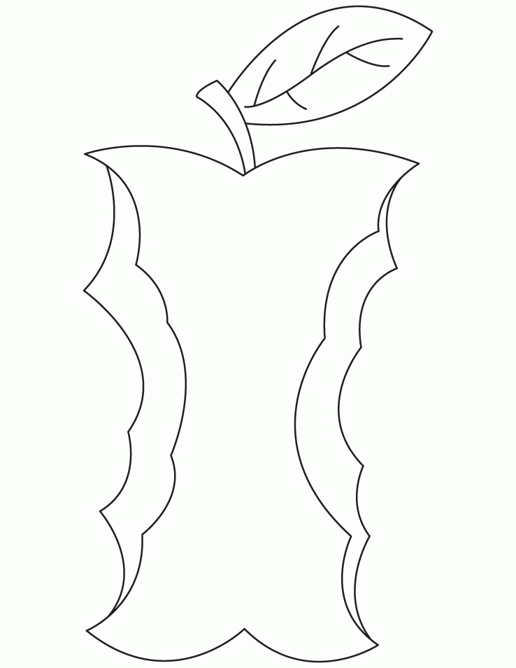 ten apples Colouring Pages