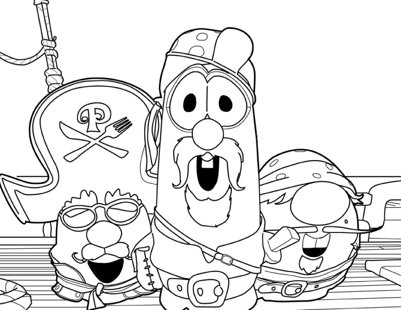 Veggie Tales Coloring Pages - Free Printable Coloring Pages | Free 