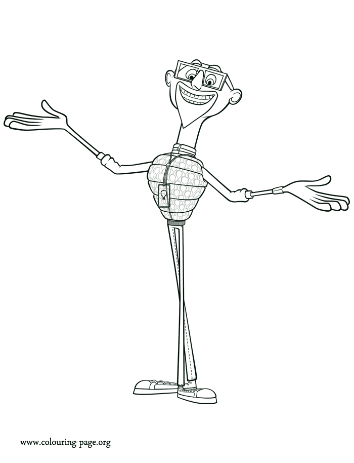 Chance of Meatballs - Chester V coloring page