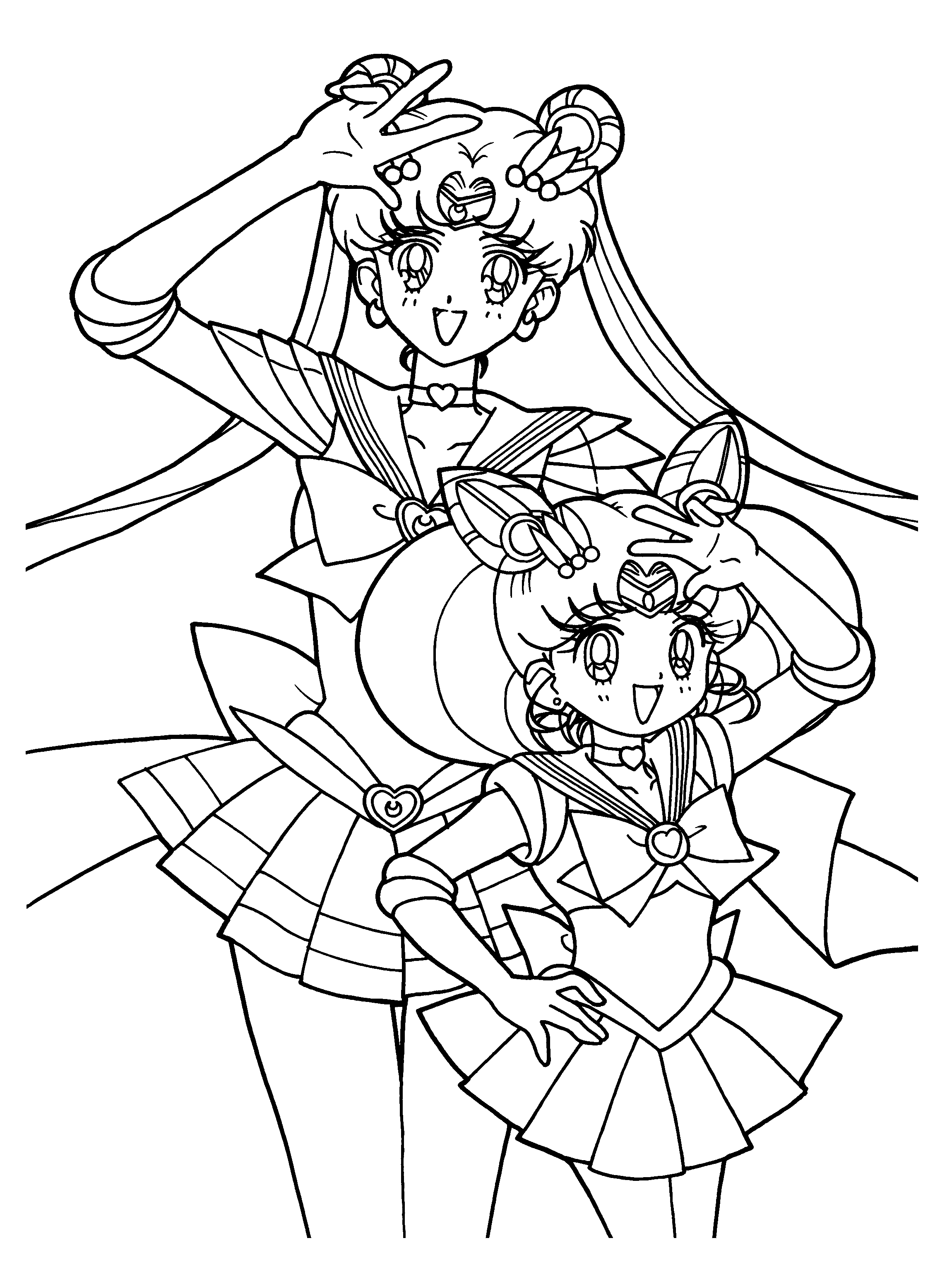 sailor moon coloring pages | Only Coloring Pages