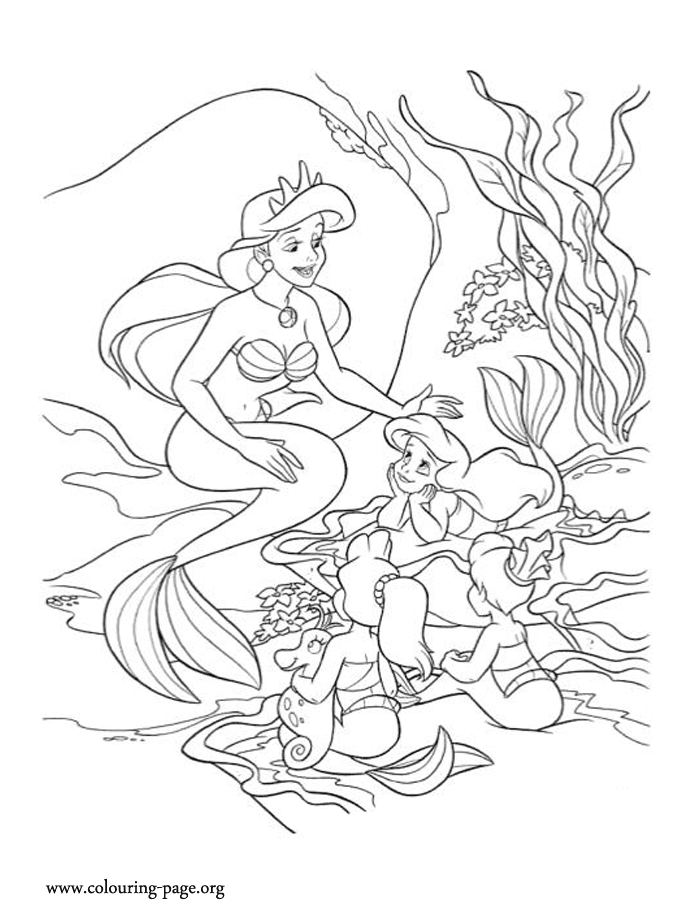 Ariel Art Coloring Pages - Coloring Pages For All Ages