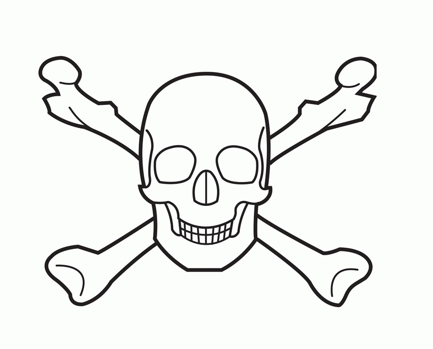 Free Printable Skull Coloring Pages For Kids - ColoringPagefor.com