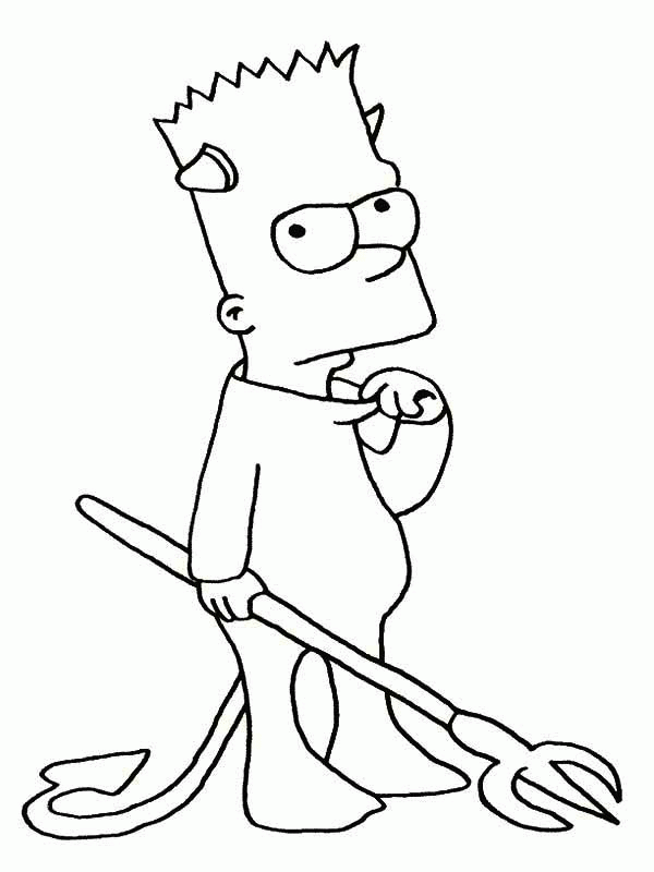 Coloring Pages For Kids Simpsons - Coloring Home