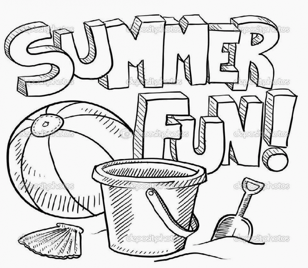 Fun Summer Coloring Pages Summer Coloring Sheets Free Coloring ...