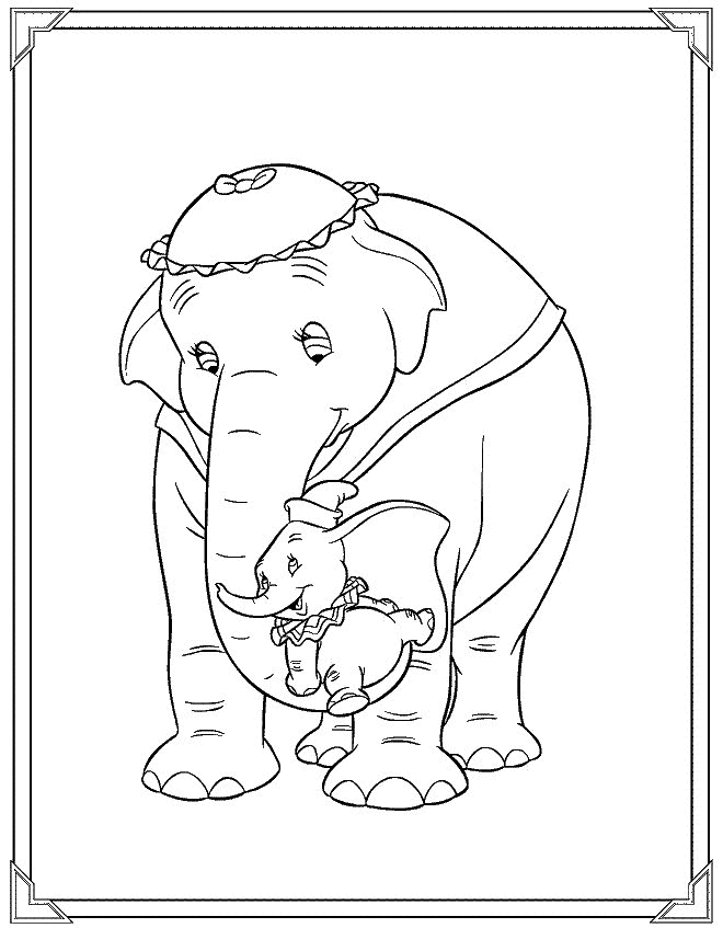 Dumbo Coloring Pages - Coloringpages1001.com
