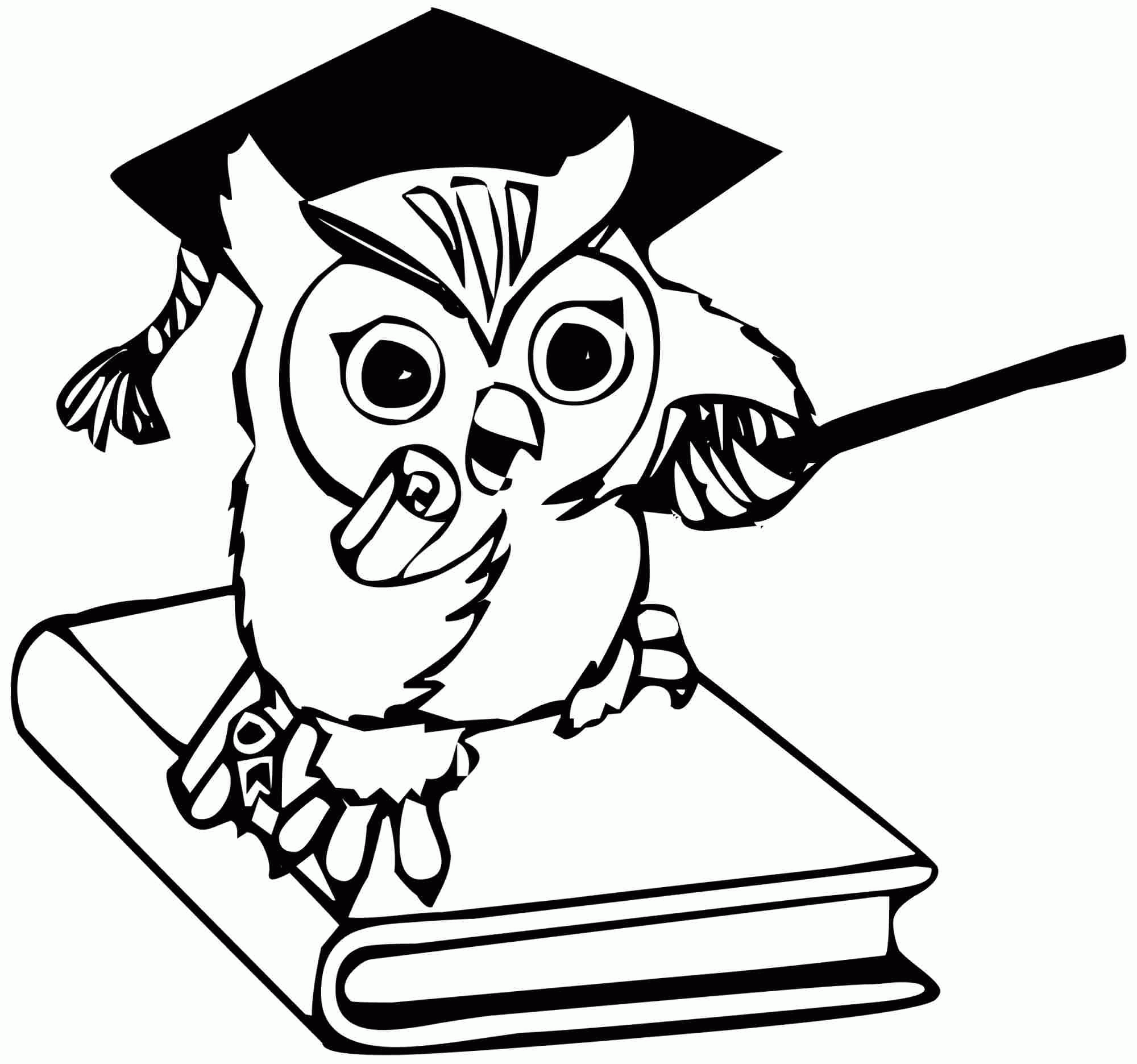 Owl Coloring Pages Preschool - Coloring Home