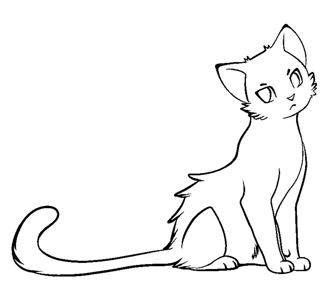 Warrior Cat Coloring Pages To Print Coloring Home