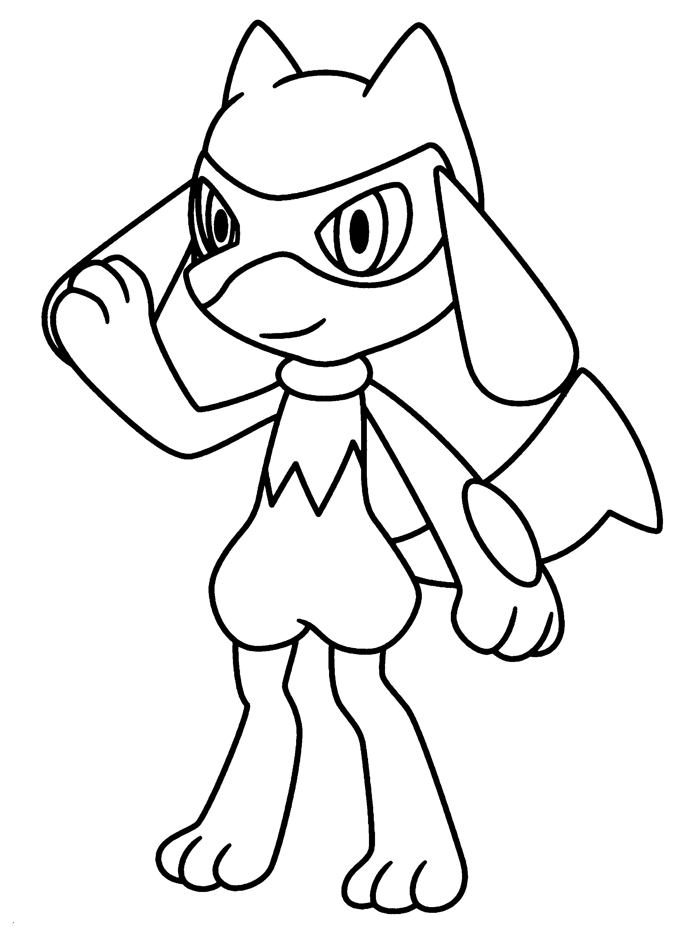 Angry Mega Lucario Coloring Page Free Printable Coloring Pages For Kids ...