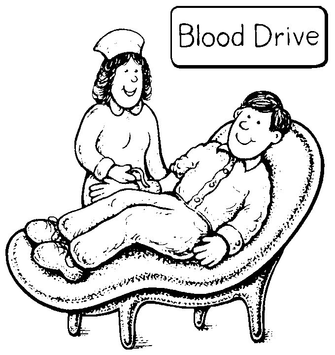 blood drive coloring pages - Clip Art Library