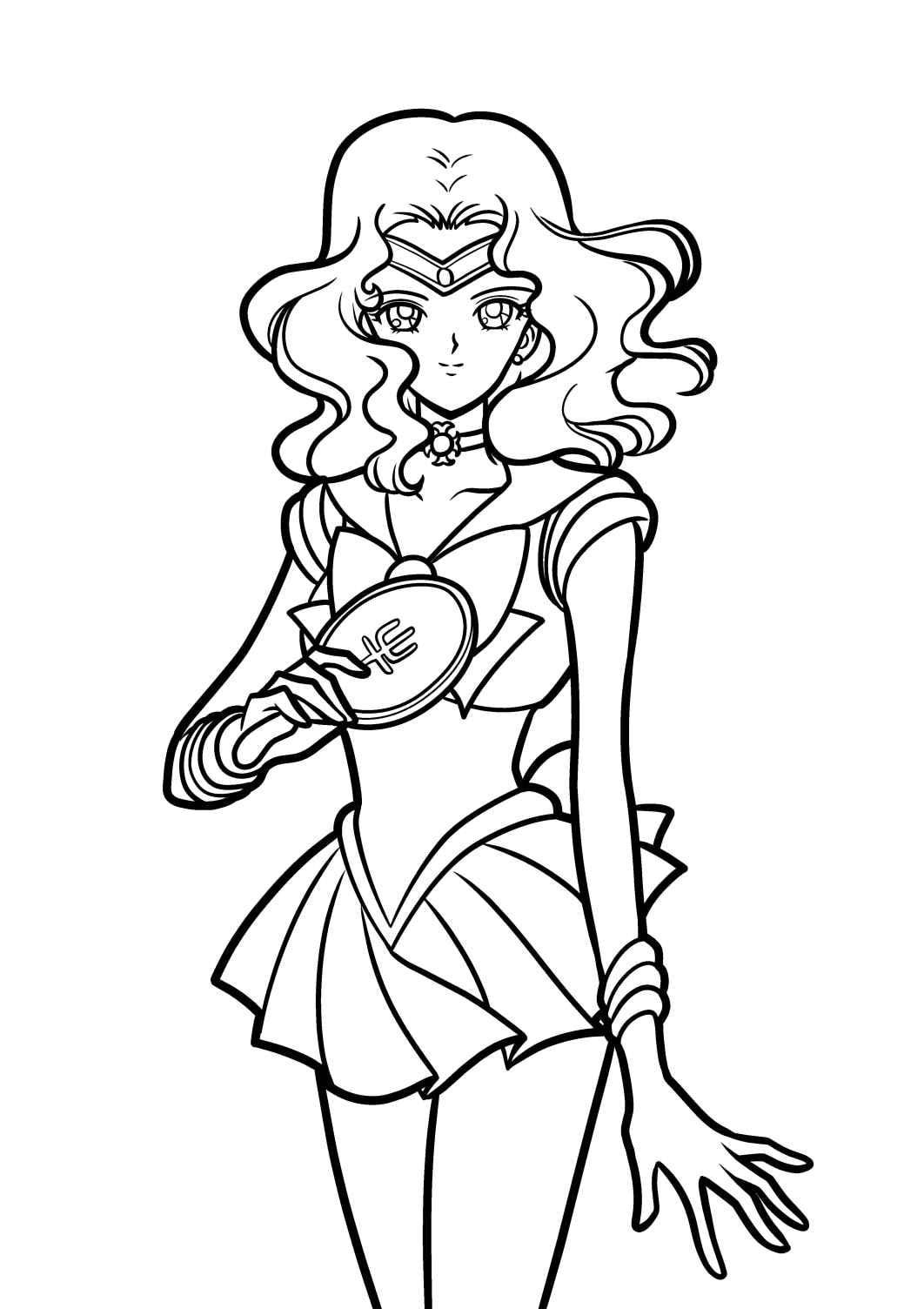 Anime sailor Moon Coloring Pages 40 Page Coloring Book - Etsy