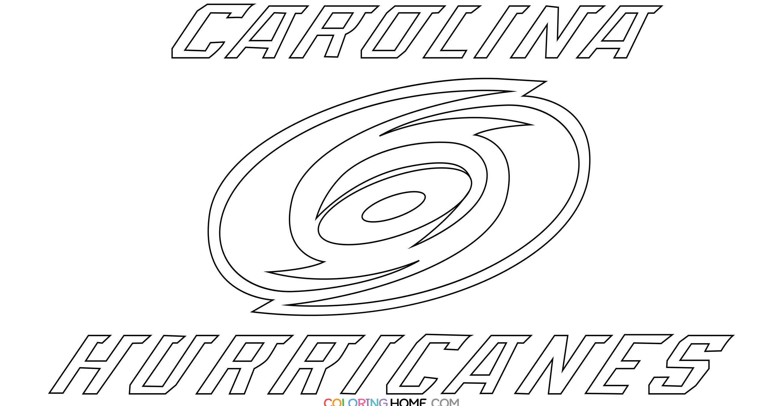 Carolina Hurricanes coloring page