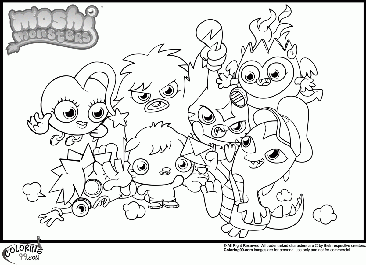 Moshi Monsters Coloring Page (18 Picture) - Coloring Home