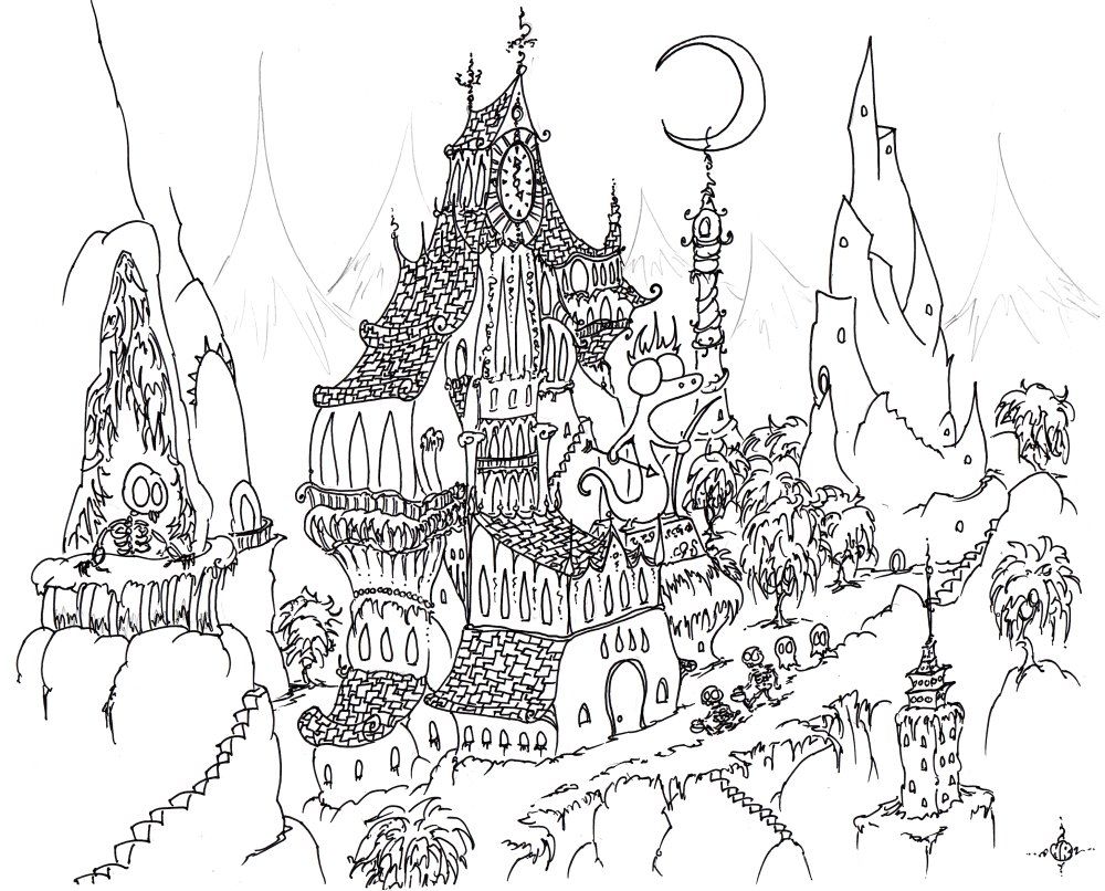 Diffucult - Coloring Pages for Kids and for Adults