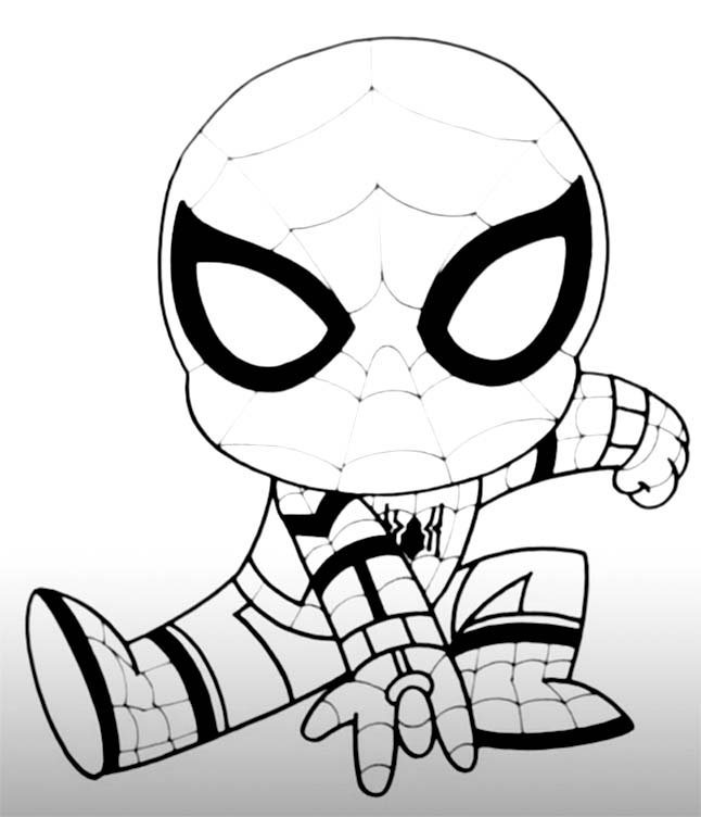 Spiderman Homecoming coloring page 2 – Coloring pages
