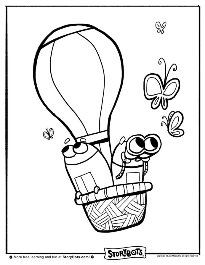 Storybots Coloring Pages - Coloring Home