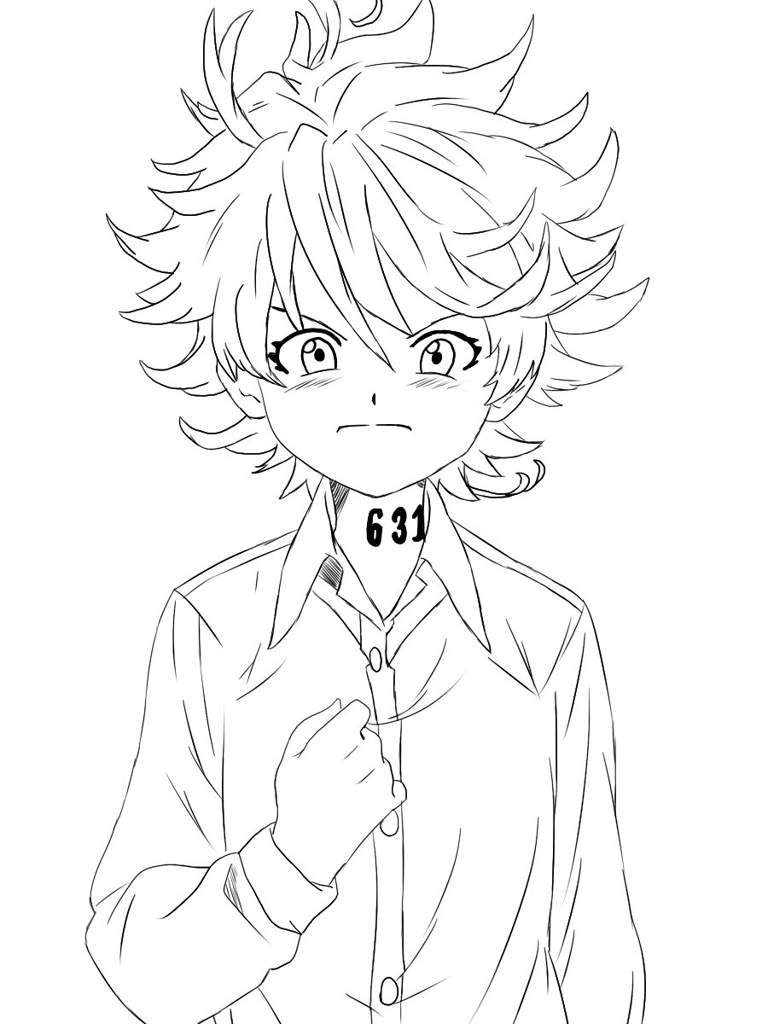 The Promised Neverland Coloring Pages | New Pictures Free Printable