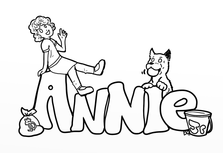 Download Little Orphan Annie Coloring Pages - Coloring Home