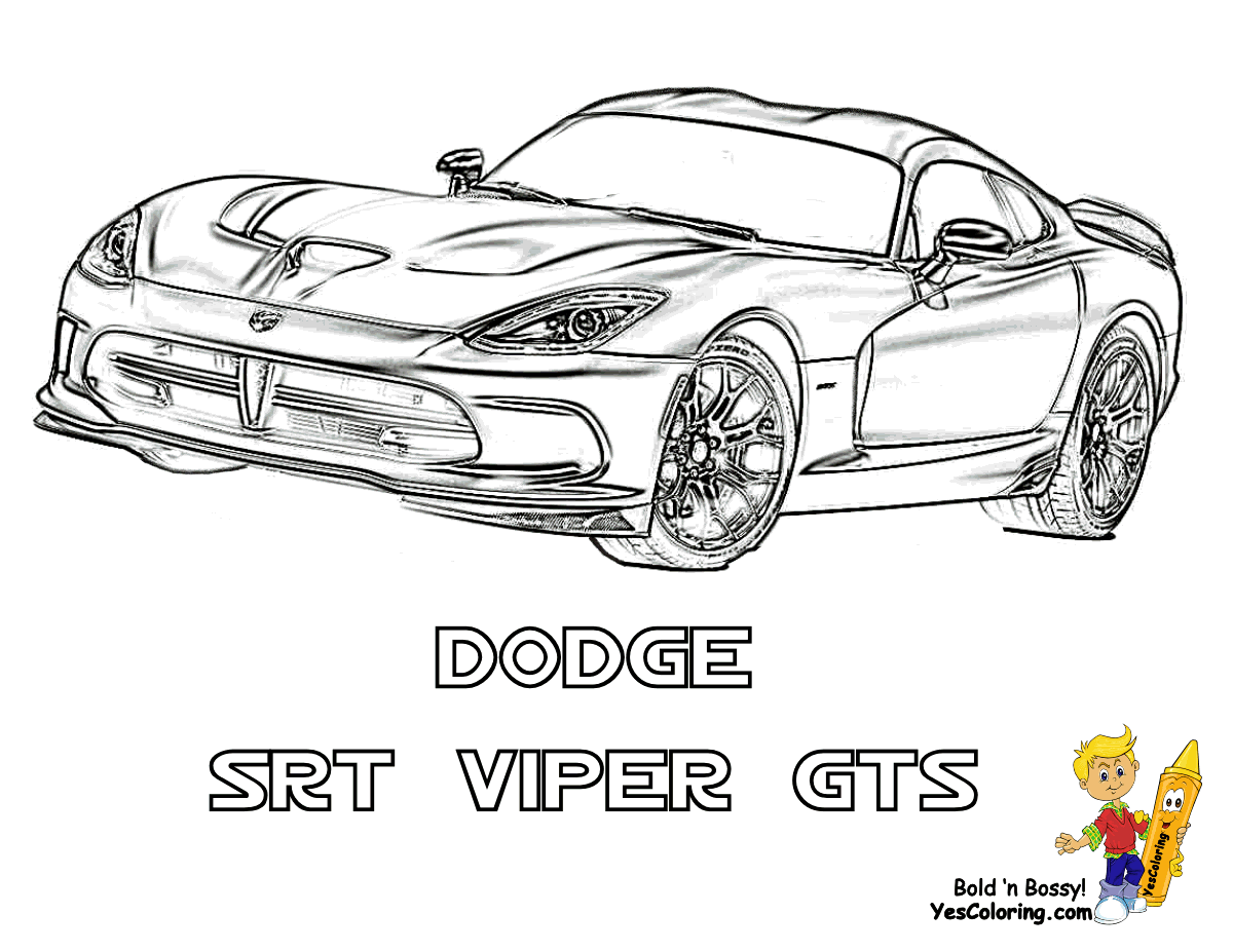 Dodge Cars Coloring Pages Related Keywords & Suggestions - Dodge ...