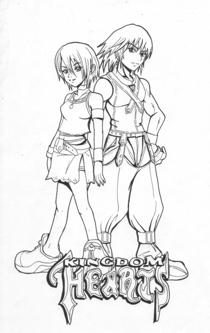 Printable Kingdom Hearts Coloring Pages | Coloring Me