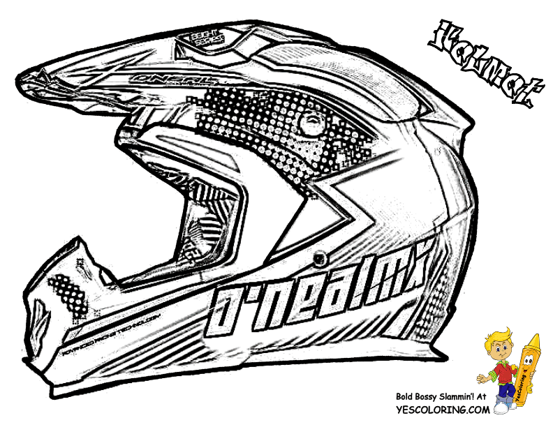 Motorcross Coloring Pages Coloring Home