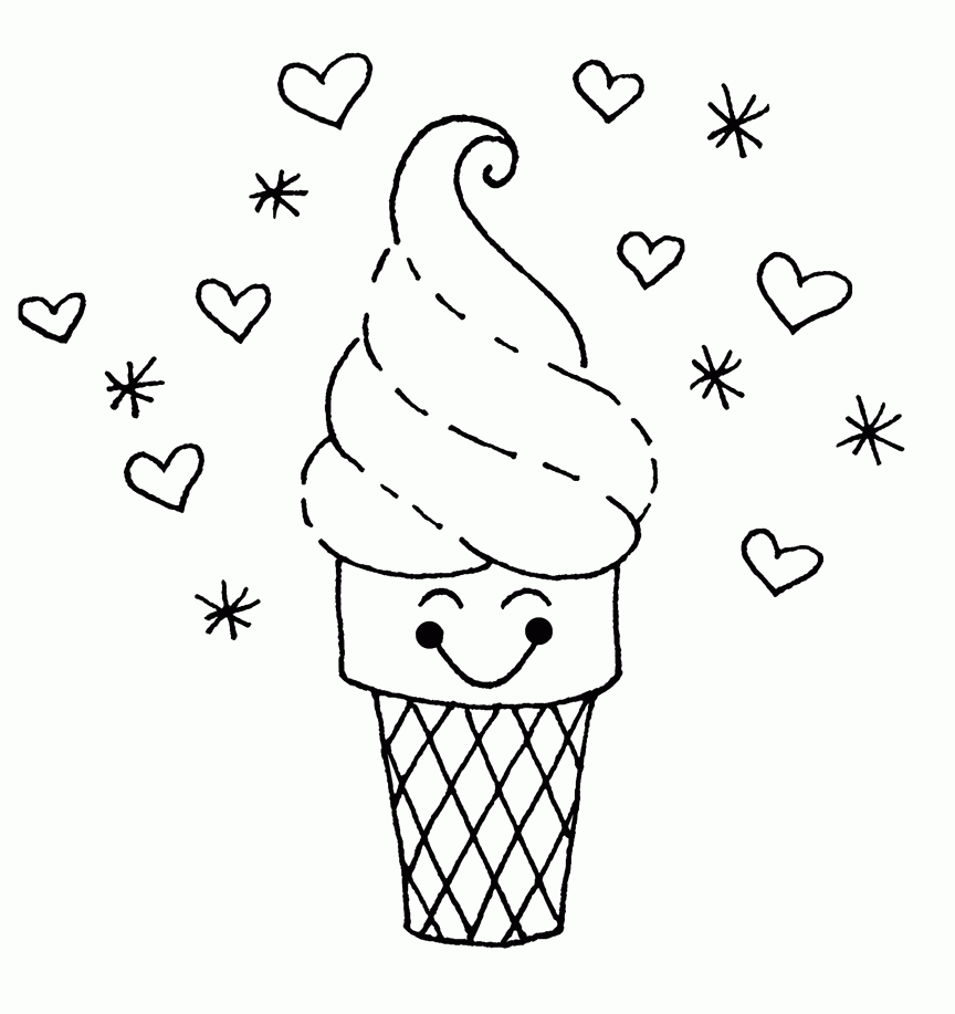 Download Cute Food Coloring Pages - Coloring Home