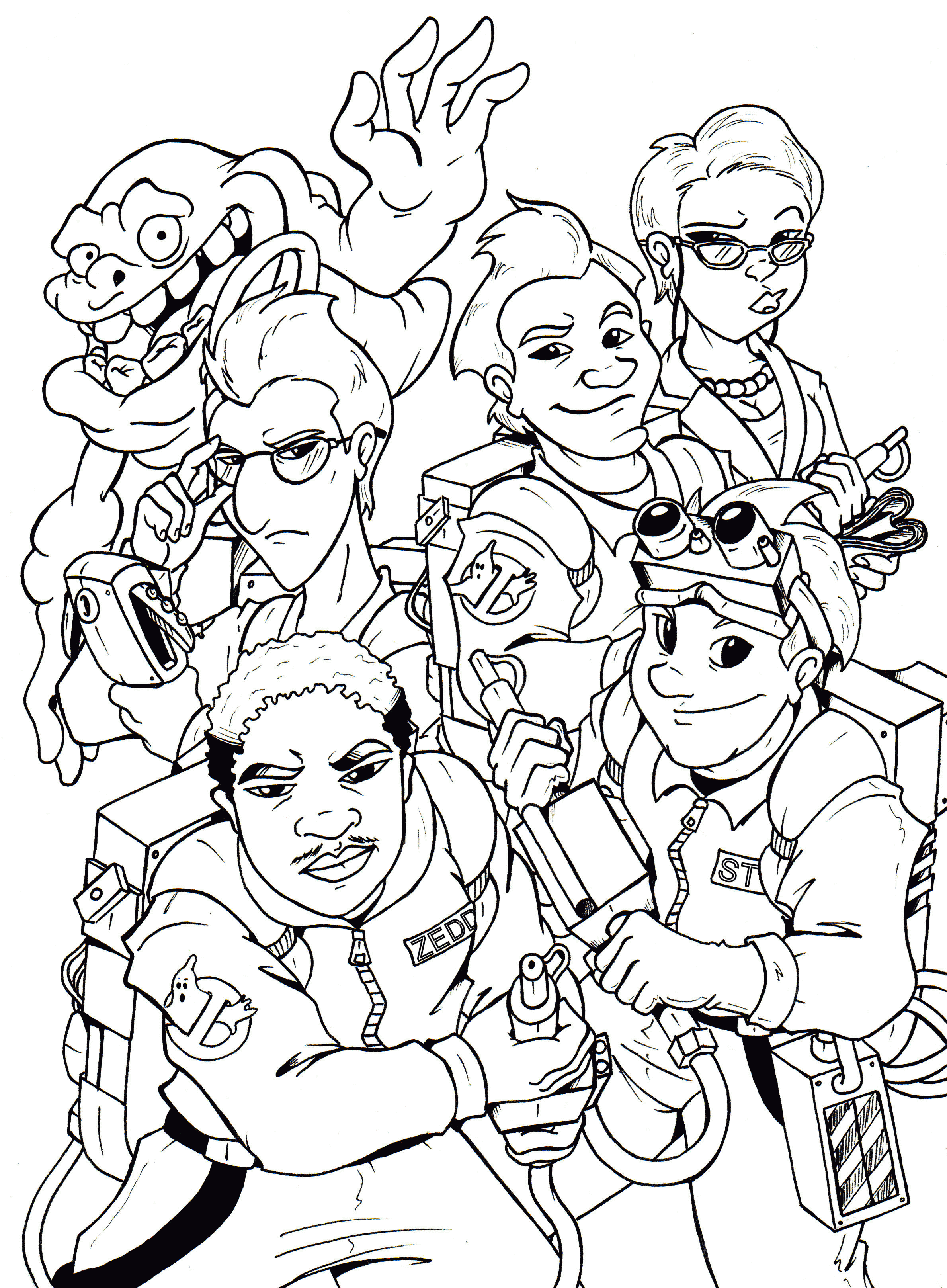 Related Ghostbusters Coloring Pages item-3875, Ghostbusters ...