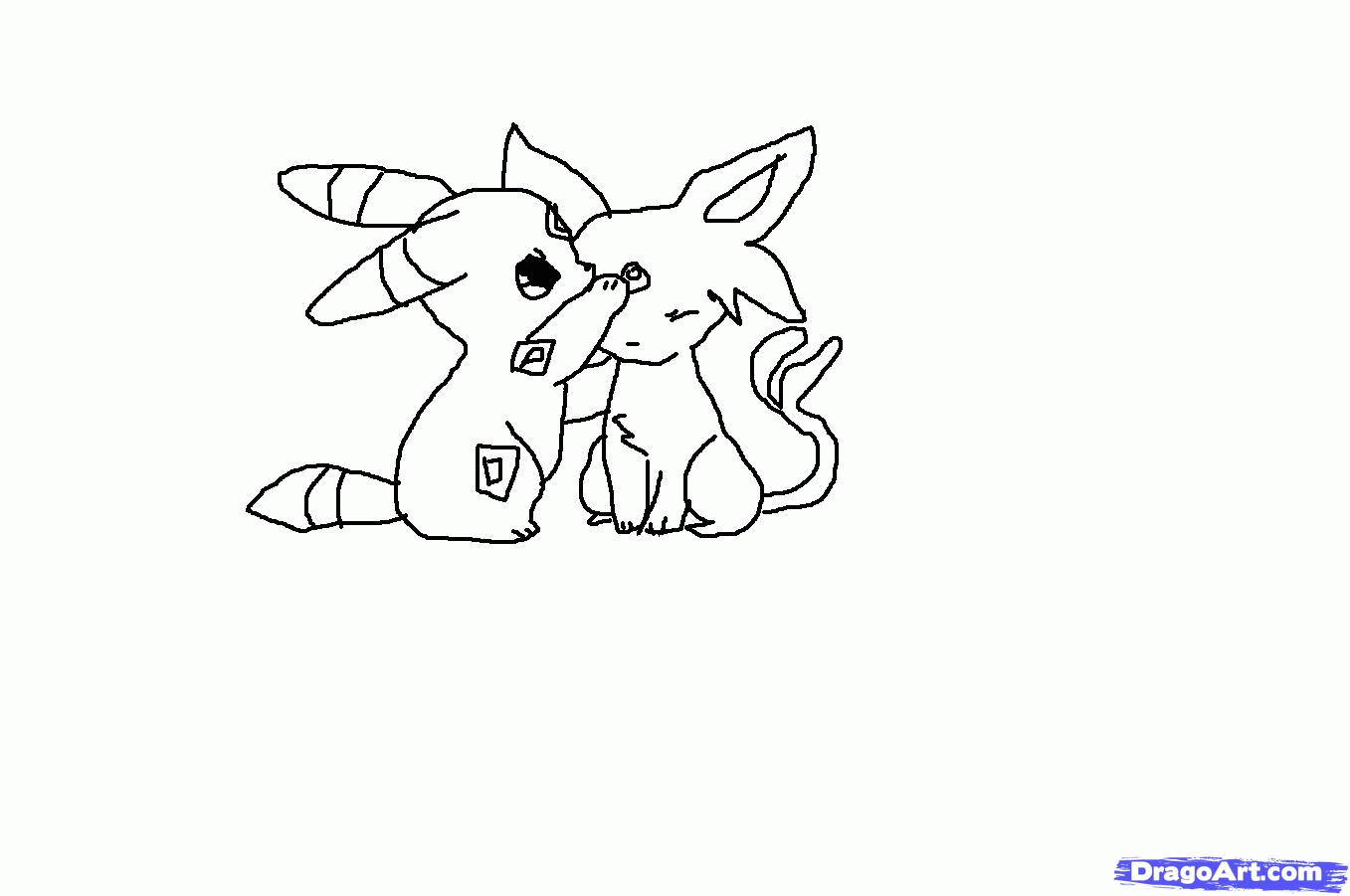 Pokemon Dawn Coloriage Picture: How to Draw Pokemon Characters ...