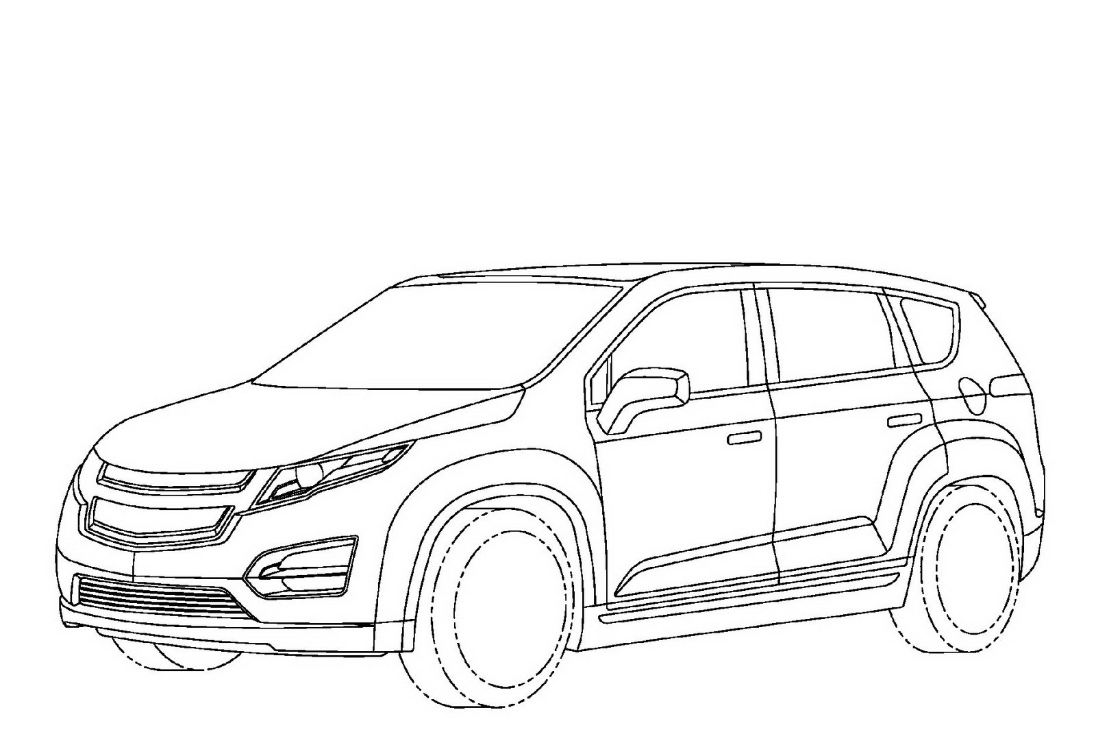 Chevy Mini Van Coloring Page - Get Coloring Pages