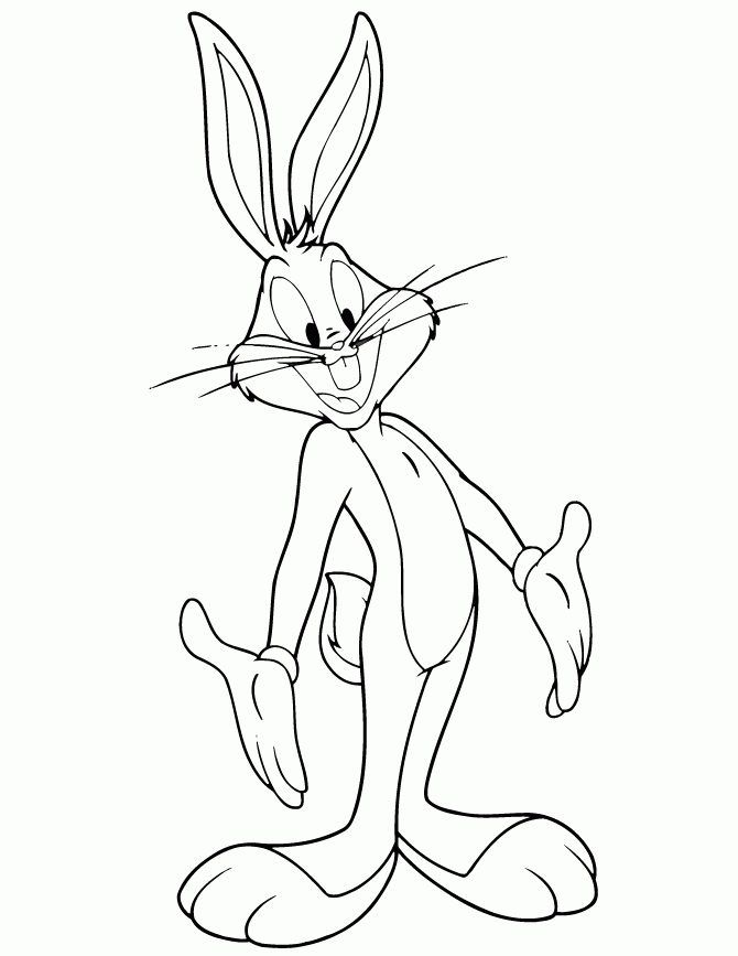 Bugs Bunny With Carrot Coloring Pages - coloringmania.pw ...