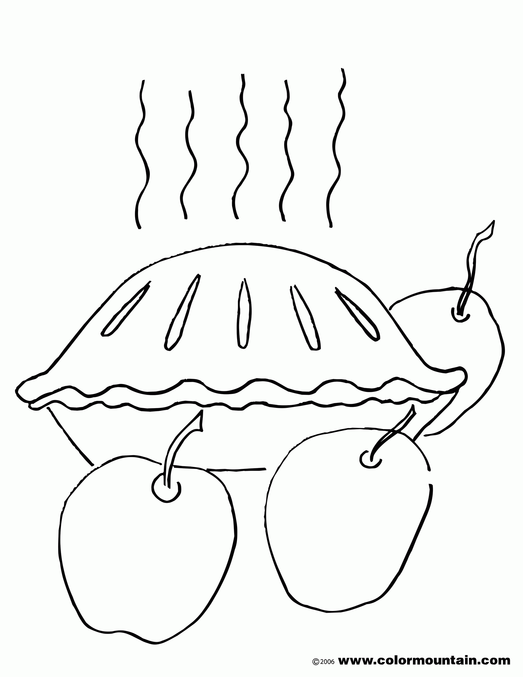 Apple Pie Coloring Pages   Coloring Home