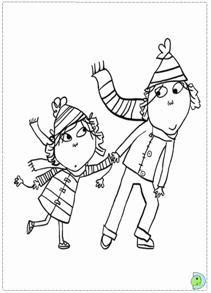 Practice Charlie And Lola Coloring Page Dinokids, Printable ...