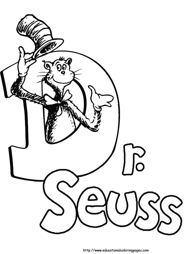 Coloring Pages For Kids - Dr Seuss coloring pages