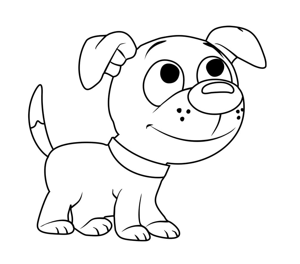 Wagster from Pound Puppies Coloring Page - Free Printable Coloring Pages  for Kids