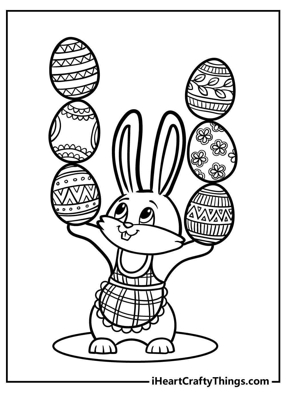 Easter Bunny Coloring Pages (Updated 2023)