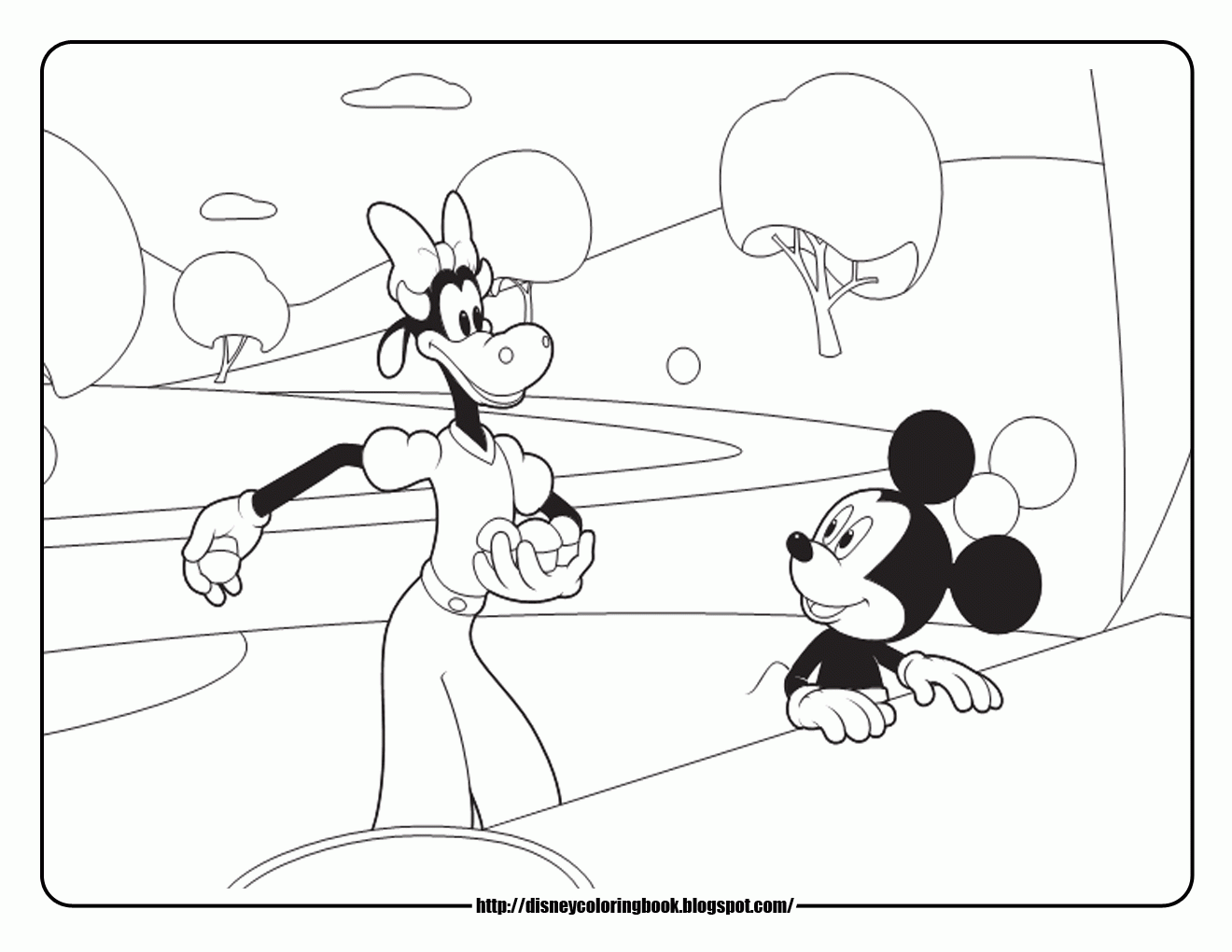 Cartoon ~ Printable Mickey Mouse Clubhouse Coloring Pages ...