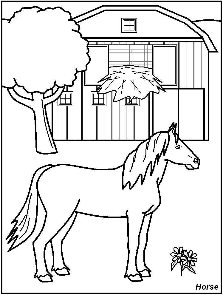 Farm Coloring Pages for Free: 40 Image Collections - Gianfreda.net