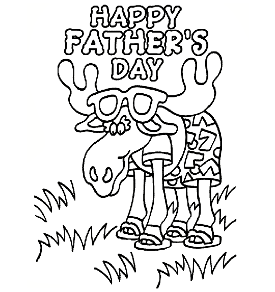 Best Father's Day Coloring Pages — Minno Parents