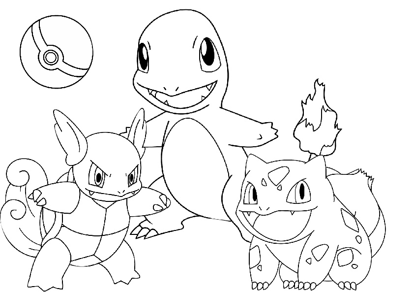 Coloring Page Of Pokemon Ball