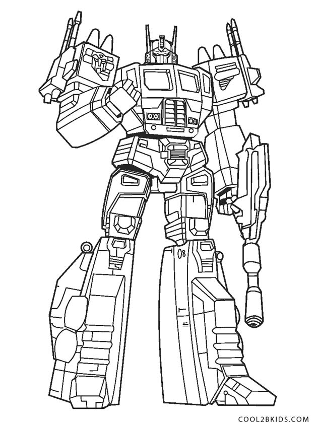 Printable Transformer Coloring Pages ...cool2bkids.com
