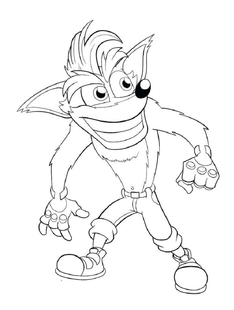 Crash-Bandicoot-Coloring-Pages---Best-Coloring-Pages-For-...