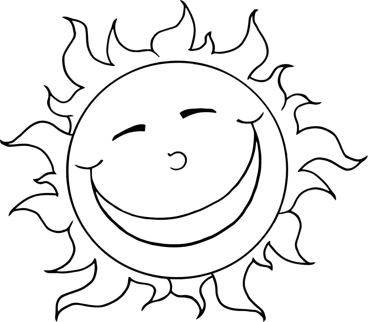 Sunshine Coloring Pages Coloring Home
