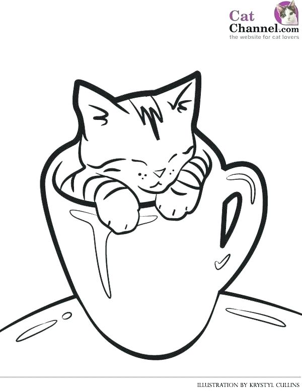 Christmas Kitten Coloring Pages at GetDrawings.com | Free ...
