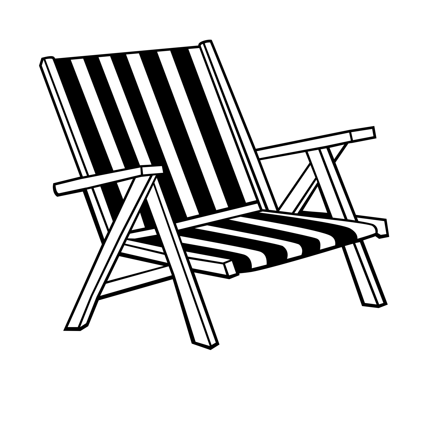 coloring-pages-chair-949 | Lawn chairs, Beach chairs, Chair
