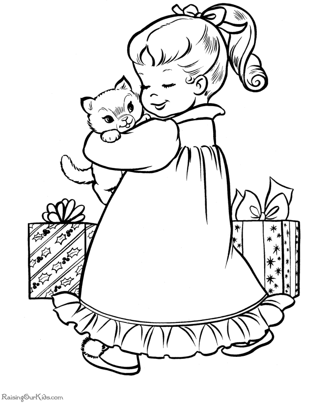 Puppy And Kitten Coloring Pages Images & Pictures - Becuo