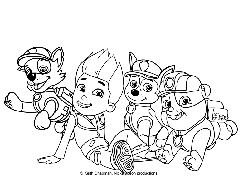 Download Ryder Coloring Pages - Coloring Home