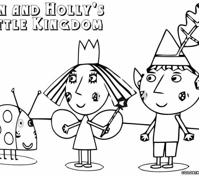 Princess Holly Coloring Pages