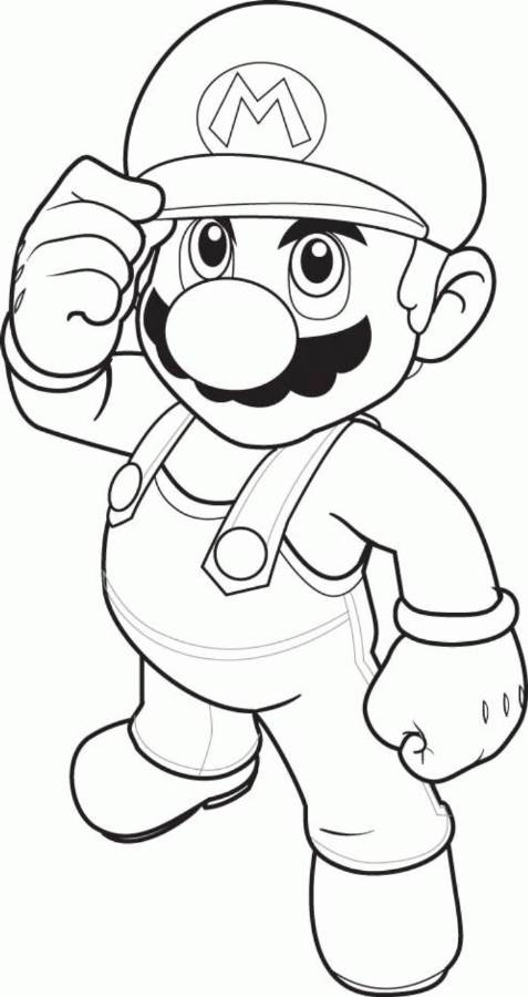 Mario Character Coloring Pages - Coloring Home